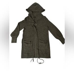 UGIZ hooded / zip up cardigan style sweater grey